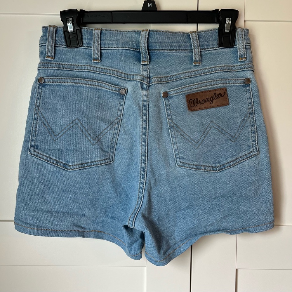 Wrangler Women's Blue Denim Shorts 360 Heritage Fit